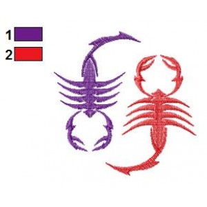 Scorpion Tattoo Embroidery Design 31
